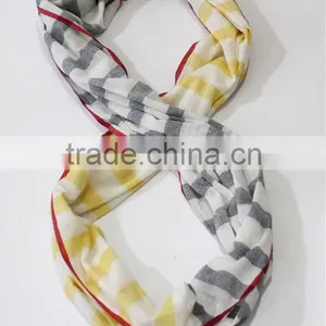 Neon Border Infinity Scarves Loop Scarves Super Soft Circle Scarf thumbnail-1