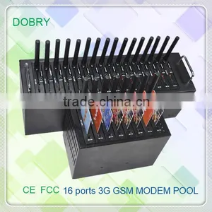 Hot Sale AT Command Bulk SMS 16 Port Channels Gsm Modem Pool Terminal thumbnail-1