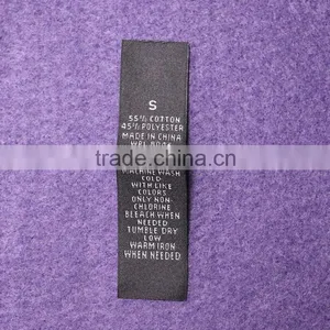 Wholesale Garment Woven Label/Tag/Customized Clothing Silk Screen Printing Label thumbnail-6