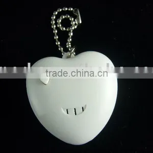Heart Shape Plastic Promotional Music Keychain thumbnail-1