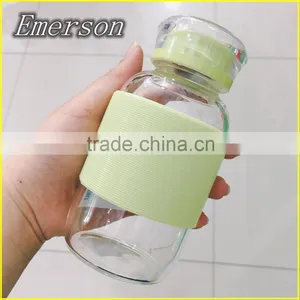 250ML Silicone Cover Sport Water Bottle Water Bottle Joyshaker Outside Seal Juice Bottle Infuser Water Bottle thumbnail-4