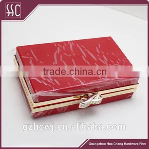 Clutch Frame With Acrylic Shell Purse Frame thumbnail-1