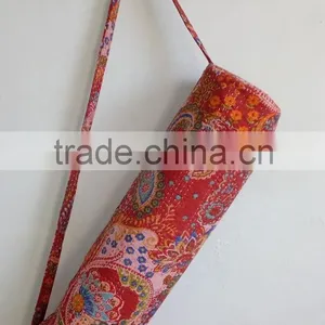 Ethnic Bag Shoulder Yoga Bag Tote Bag Yoga Mat Bag Cross Body Hippie Satchel Shoulder Bag Handmade Kantha Bag Embroidery Bag thumbnail-1