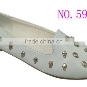 Comfortable New Style Lady Flat Shoe With Skull thumbnail-1