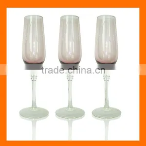 Hand Made Colored Champagne Flutes Glass thumbnail-1
