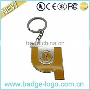 Letter Shape High Quality Promotional Metal Custom Made Keychains thumbnail-1