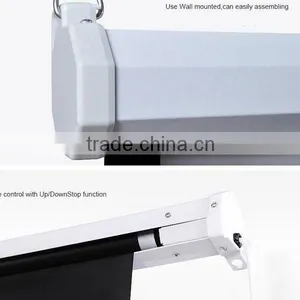 High End Home Theater and Education Use 150" Inch Electric Motorized HD Projection Screen thumbnail-3