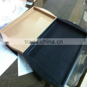 Coffee Tray Black Faux Leather thumbnail-2