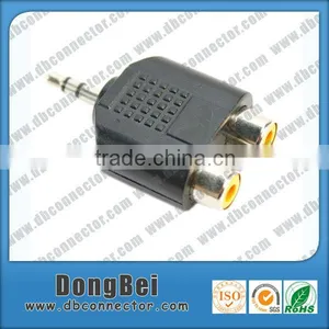 Sell Black 3.5mm Male to 16 Pin Ribbon Cable 2 Female RCA Connector thumbnail-1
