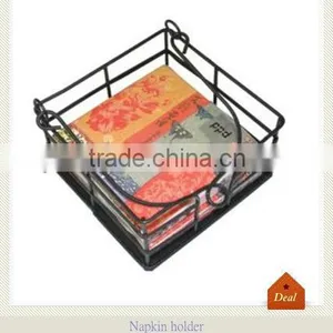 Metal Square Antique Napkin Holder thumbnail-1