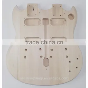 Double Neck Unfinished DIY Electric Guitar Kit thumbnail-4
