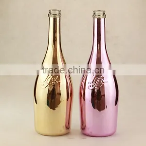 Custom Made Boston Bottles Wholesale Electroplating Bottles Black Gloss Bottle thumbnail-1