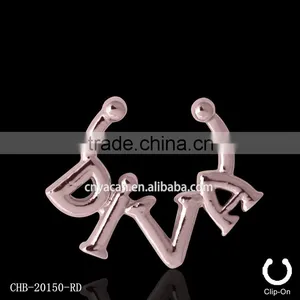 Fashion Clip On Fake Nose Septum Piercing thumbnail-2