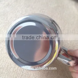 450ml 2014 Hot Selling Eco-friendly FDA LFGB Double Layer Stainless Steel Coffee Mug Cup Tumbler thumbnail-6