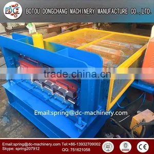 Newest Design High Quality 2015 Curving Roof Panel Roll Forming Machine thumbnail-1