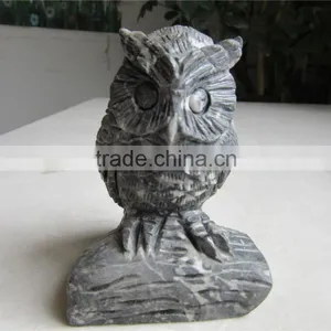 2015 Hot Sale so Cool Natural Labradorite Owl Quartz Crystal Carving Night Owl thumbnail-1