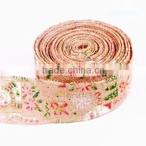 Fashion Natural Burlap Ribbon Wholesale ,diversity Burlap Ribbon Hot Selling thumbnail-2