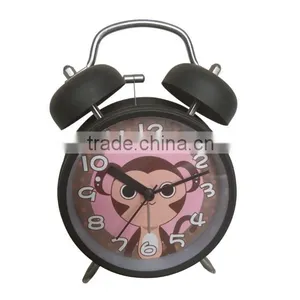 Cute Mini Metal Kids Digital Bell Alarm Clock/fancy Travel Digital Double Bell Alarm Clock/black Digital Bell Alarm Clock thumbnail-1