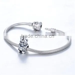 Diy Charms 925 Sterling Silver Baseball Charms Bracelet Beads thumbnail-4