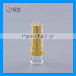 Cosmetic Pure Square Lipstick Packaging With Transparent Cap thumbnail-1