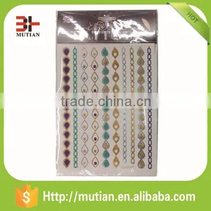 Bulk Wholesale Waterproof Metallic Temporary Tattoo Sticker thumbnail-4
