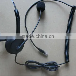 Professional Call Center Headset With RJ11, QD Optional(OEM/ODM) thumbnail-1