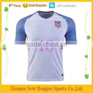 White Color Soccer Jersey Soccer Uniform thumbnail-4