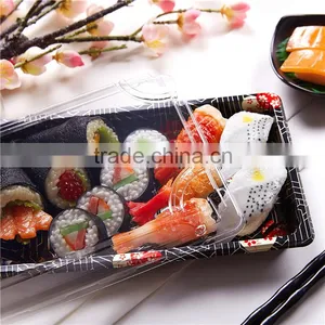 Disposable Plastic Salad Sushi Take Away Box thumbnail-1