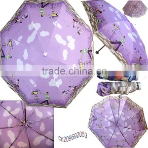 5 Fold Umbrella(purple Umbrella,gift Umbrella) thumbnail-1