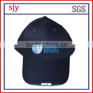 Flashing Light 6panel High Quality Baseball LED Cap thumbnail-1