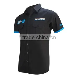 Carton and Fiber, Stylish Short Sleeves Black Team Uniform thumbnail-1