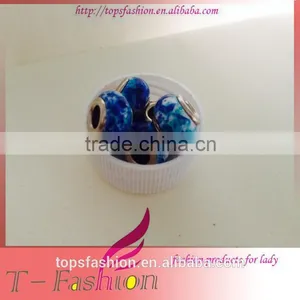 High Quality Wholesale Professional Techinical Treated Blue and White Beachwear Accessory Bead With Hole thumbnail-1