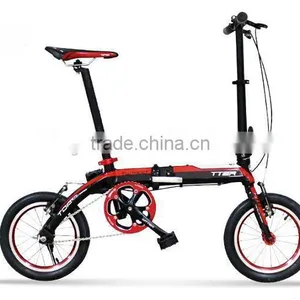 14" Foldable Bicycle Mini Bikes 9.5KG Suitable for Ladies and Children thumbnail-2