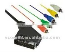 Audio Video Cable Scart M to 5RCA Cable thumbnail-1