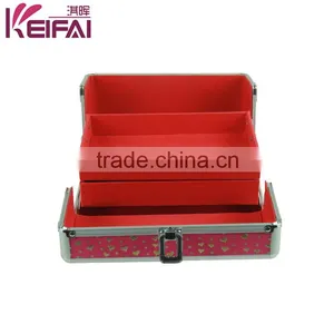 Factory Price New Design Multi-Functional Custom Logo Pvc Cheap Makeup Vanity Cases thumbnail-6