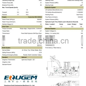 Mini Qingzhaou Wheelloader GEM918 With Low Price thumbnail-6