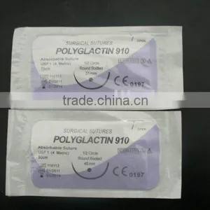 Disposable Polyglactin910 Suture With Needle thumbnail-1