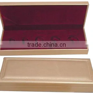 Leather Coin Box in Plastic Box Base thumbnail-6