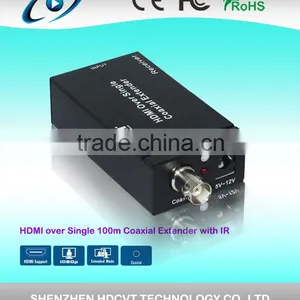 Professional HDMI Extender Over Coaxial Cable With IR Control, 100meters thumbnail-2
