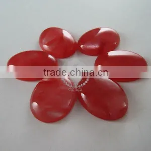 30x40mm Big Oval Red Artificial Cloudy Pattern Glass Cabochon DIY Jewelry Supplies Findings 4120091 thumbnail-5