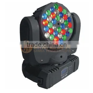 Factory Price 36pcs 3W RGBW Led Moving Head Light Beam Wash Stage Lighti thumbnail-2