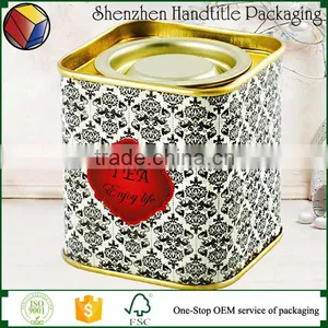 Lovely and Fancy Tin Tea Tin Hot Sale Christmas Gift Candy Tin thumbnail-1