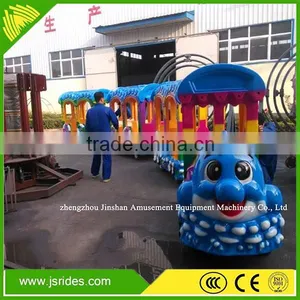 Hot Selling Kiddie Amusement Rides Elephant Trackless Train Cheap Trackless Train for Sale thumbnail-6