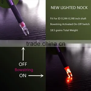 New Bow Arrow Lighted Nocks Carbon Fiberglass Arrows thumbnail-1
