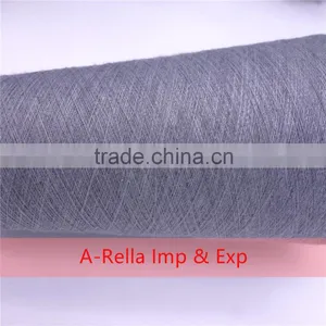 Nep Yarn Gray Yarn 5# 32S/1 in Cone Knitting Yarn 100% Polyester thumbnail-5