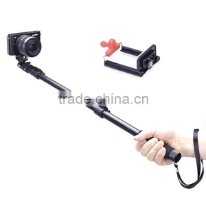Telescopic Camera Extender Self Portrait Handheld Monopod With Tripod Adapter For IPhone/Samsung/HTC thumbnail-1