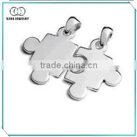 China Manufacturer Heart Puzzle Necklace thumbnail-1