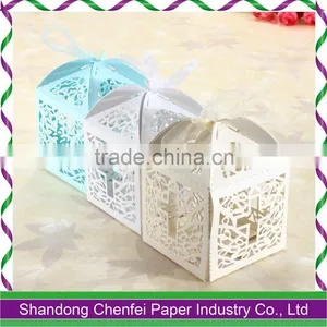 Wholesale Laser Cut Unique Empty Candy Box for Wedding thumbnail-3