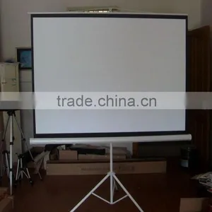 60-120 Inches Protable Matte White Movie Theater Tripod Projection Screen, Foldable Projector Screen thumbnail-2