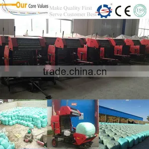 High Efficiency Hay Bundling Machine With Wrapping Function thumbnail-1